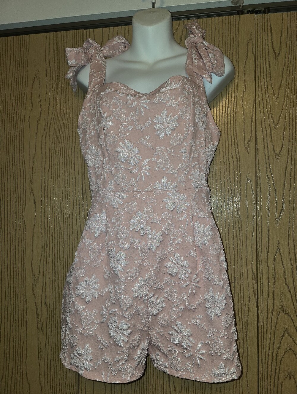 4/$25 Shein Floral Tie Romper L